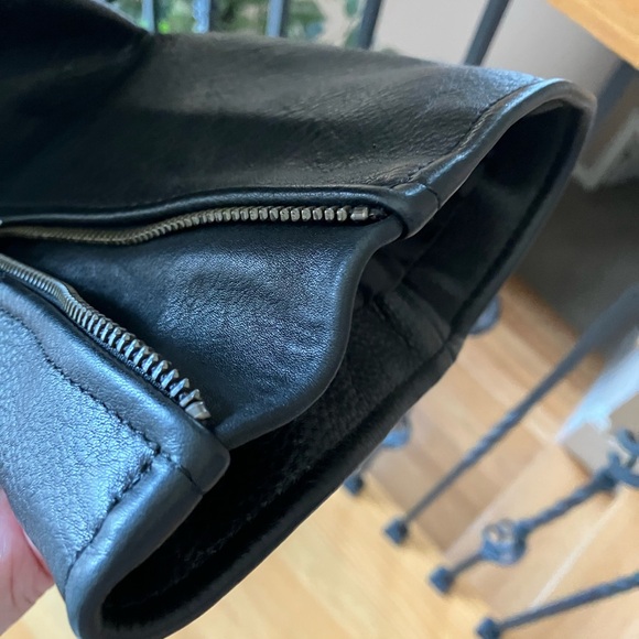 Free People Understated Leather bell sleeve leather jacket - Picture 8 of 10